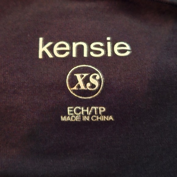 New With Tags‎ Black Kensie 3/4 Sleeve Ruched Bodycon Mini Dress Size XS - Picture 4 of 5